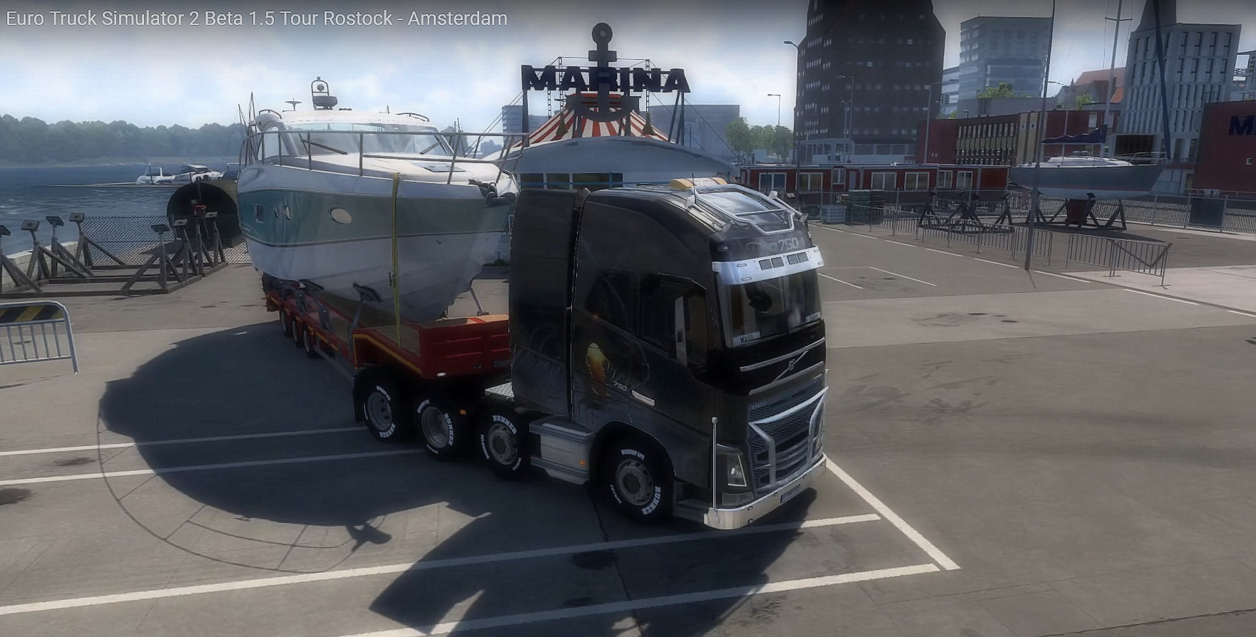 Euro Truck Simulator 2 Beta 1.5 – eine Tour von Rostock – Amsterdam